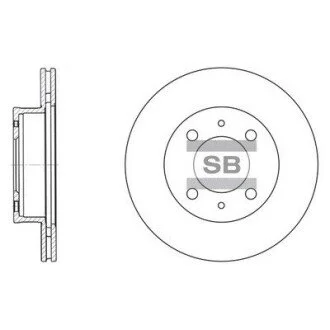 Диск тормозной Hi-Q (SANGSIN) SD1010