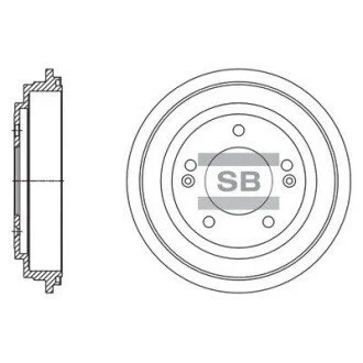 Шт. Гальмiвний барабан Hi-Q (SANGSIN) SD1130
