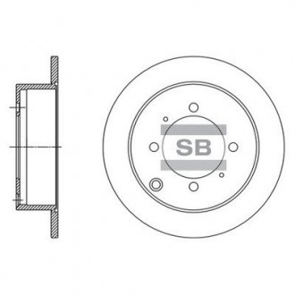 Диск гальмівний Hi-Q (SANGSIN) SD1138