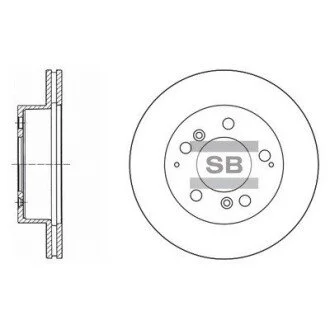 Диск тормозной Hi-Q (SANGSIN) SD3014