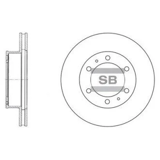 Гальмівний диск Hi-Q (SANGSIN) SD4011