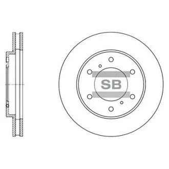 Диск гальмівний Hi-Q (SANGSIN) SD4311