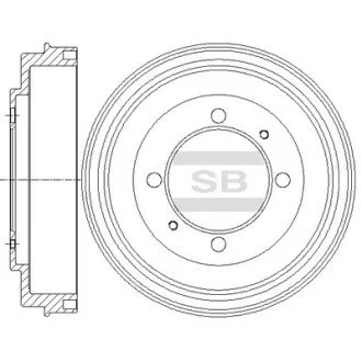 Диск тормозной Hi-Q (SANGSIN) SD4318