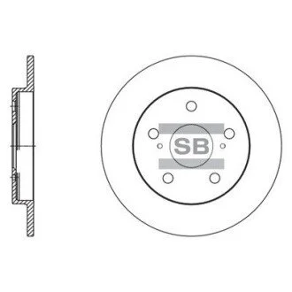 Диск гальмівний Hi-Q (SANGSIN) SD4616