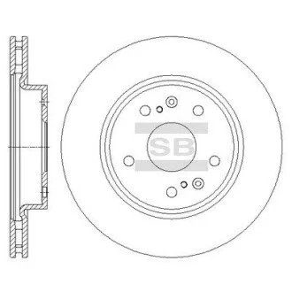 Диск гальмівний Hi-Q (SANGSIN) SD4810