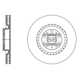 Шт. Гальмiвний диск Hi-Q (SANGSIN) SD5503