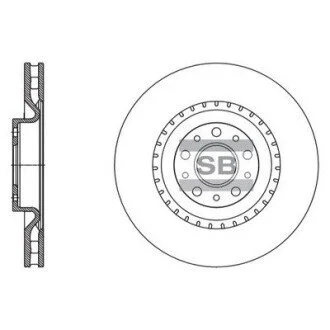 Гальмівний диск Hi-Q (SANGSIN) SD5503