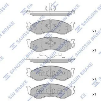 Тормозные колодки Hi-Q (SANGSIN) SP1112