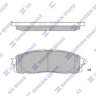 Колодки дискового гальма Hi-Q (SANGSIN) SP1123