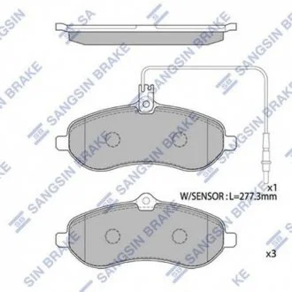 Тормозные колодки Hi-Q (SANGSIN) SP1415