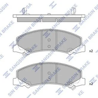 Колодки дискового тормоза Hi-Q (SANGSIN) SP1443