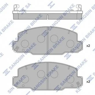 Гальмівні колодки Hi-Q (SANGSIN) SP1450