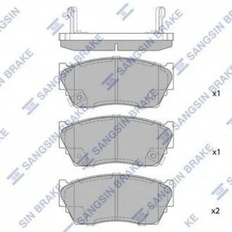Тормозные колодки Hi-Q (SANGSIN) SP1489