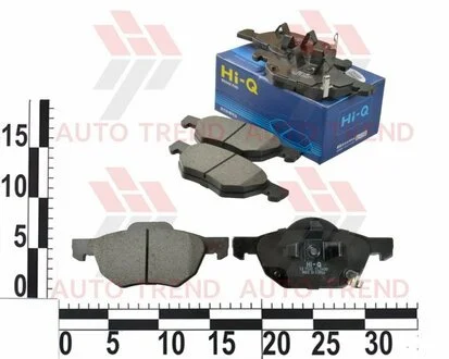 Колодки гальмівні дискові Hi-Q (SANGSIN) SP1573