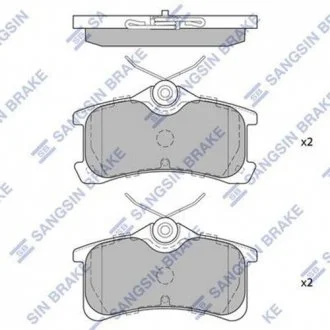 Кт. Гальмiвнi колодки Hi-Q (SANGSIN) SP1575