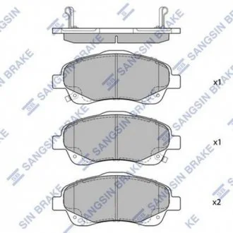 Тормозные колодки Hi-Q (SANGSIN) SP1576