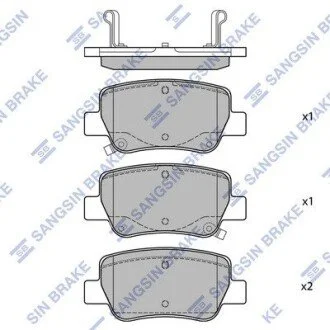 Тормозные колодки Hi-Q (SANGSIN) SP1578