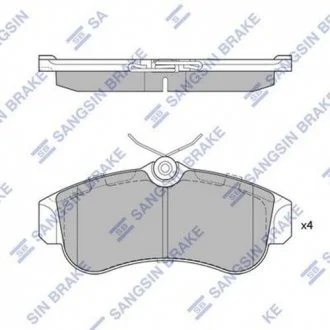 Колодки гальмівні дискові Hi-Q (SANGSIN) SP1581