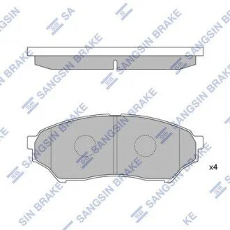 Колодки дискового гальма Hi-Q (SANGSIN) SP1585