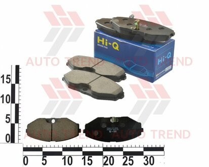 Колодки гальмівні дискові Hi-Q (SANGSIN) SP1600