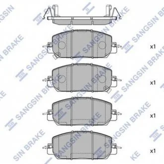 Колодки гальмівні дискові Hi-Q (SANGSIN) SP4176