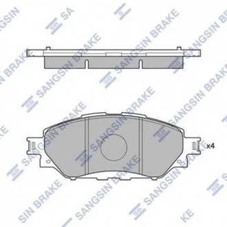 Гальмівні колодки Hi-Q (SANGSIN) SP4243