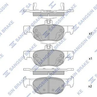 Колодки тормозные Hi-Q (SANGSIN) SP4382