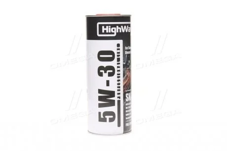 Оливи моторні. 5W-30 SN/CF (Каністра 1л)) HighWay 10116