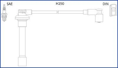 Комплект электропроводки HITACHI 134520