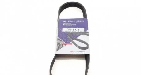 Фото 1 - поликлиновой ремень HUTCHINSON 705 SK 5 Поликлиновой ремень HUTCHINSON 705 SK 5 (фото 1)