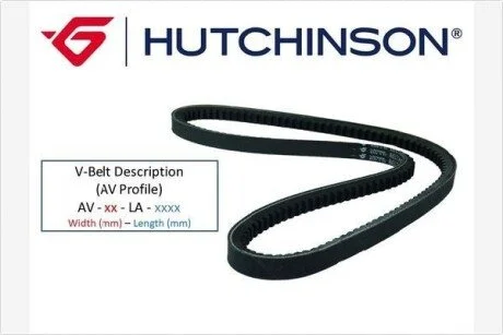 Клиновой ремень (AV 10 LA 1150) HUTCHINSON AV10LA1150