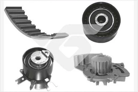 Помпа води + комплект ремня ГРМ HUTCHINSON KH 225WP60