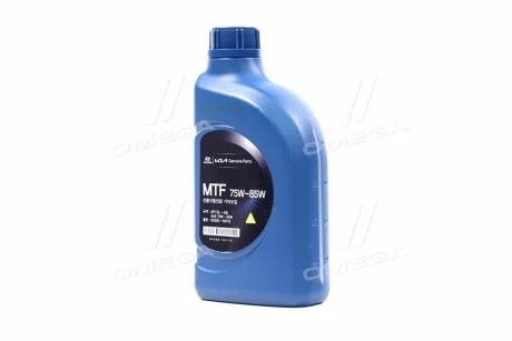 Масло трансмісійне hyundai mtf 75w/85w api gl 4, 1л Hyundai/Kia/Mobis 04300-00110 (фото 1)