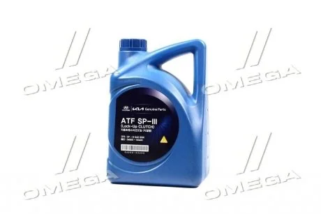 Масло АКПП Hyundai Kia ATF SP III 4л. Hyundai/Kia/Mobis 04500-00400