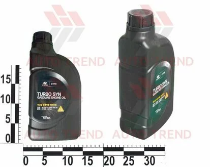 Олива моторна Hyundai/Kia Turbo SYN Gasoline 5W-30, 1л Hyundai/Kia/Mobis 05100-00141 (фото 1)