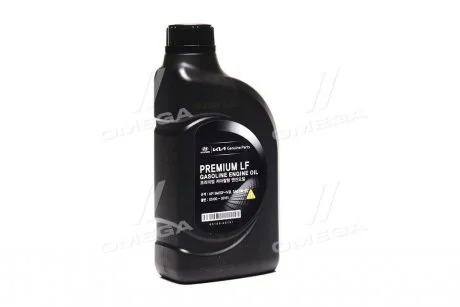 МАСЛО 1L 5W-20 МОТОРНОЕ CИНТЕТИЧЕСКОЕ Premium LF Gasoline KIA/HYUNDAI Hyundai/Kia/Mobis 05100-00151 (фото 1)