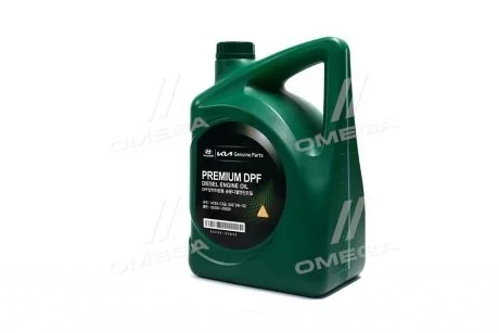 Масло ДВС 5W-30 6 л Premium DPF Diesel ACEA C3 Mobis Hyundai/Kia/Mobis 05200-00620