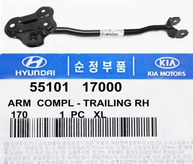 Рычаг подвески задн правый MOBIS Hyundai/Kia/Mobis 55101-17000
