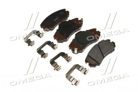 Колодки тормозные передние Hyundai/Kia/Mobis 581012ka10