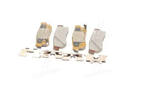 Колодки тормозные дисковые задние (выр-во Mobis) Hyundai/Kia/Mobis 583021CA10