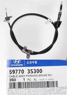 Трос ручного тормоза правый Hyundai/Kia/Mobis 597703S300