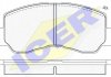 Комплект гальмівних колодок (дискових) ICER 140623