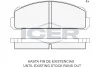 Гальмівні колодки, дискове гальмо (набір) ICER 180066 (фото 1)
