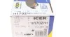 Комплект гальмівних колодок (дискових) ICER 181702-701 (фото 5)