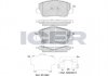 Комплект гальмівних колодок (дискових) ICER 182325