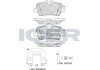 Комплект гальмівних колодок (дискових) ICER 182360 182360