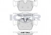 Комплект гальмівних колодок (дискових) ICER 182393
