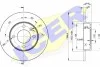 Диск гальмівний (передній) Audi 80 72-86/VW Passat/Golf 73-97/Polo 81-94 (239x10) (з покр.) (повний) ICER 78BD33252 (фото 1)