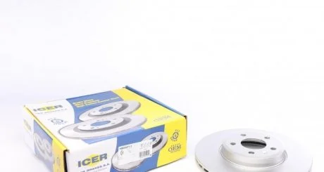 Диск гальмівний 78BD6077-2 ICER 78BD60772