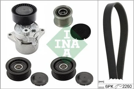 Комплект ремня генератора MB Vito (W639) 03- INA 529 0115 23
